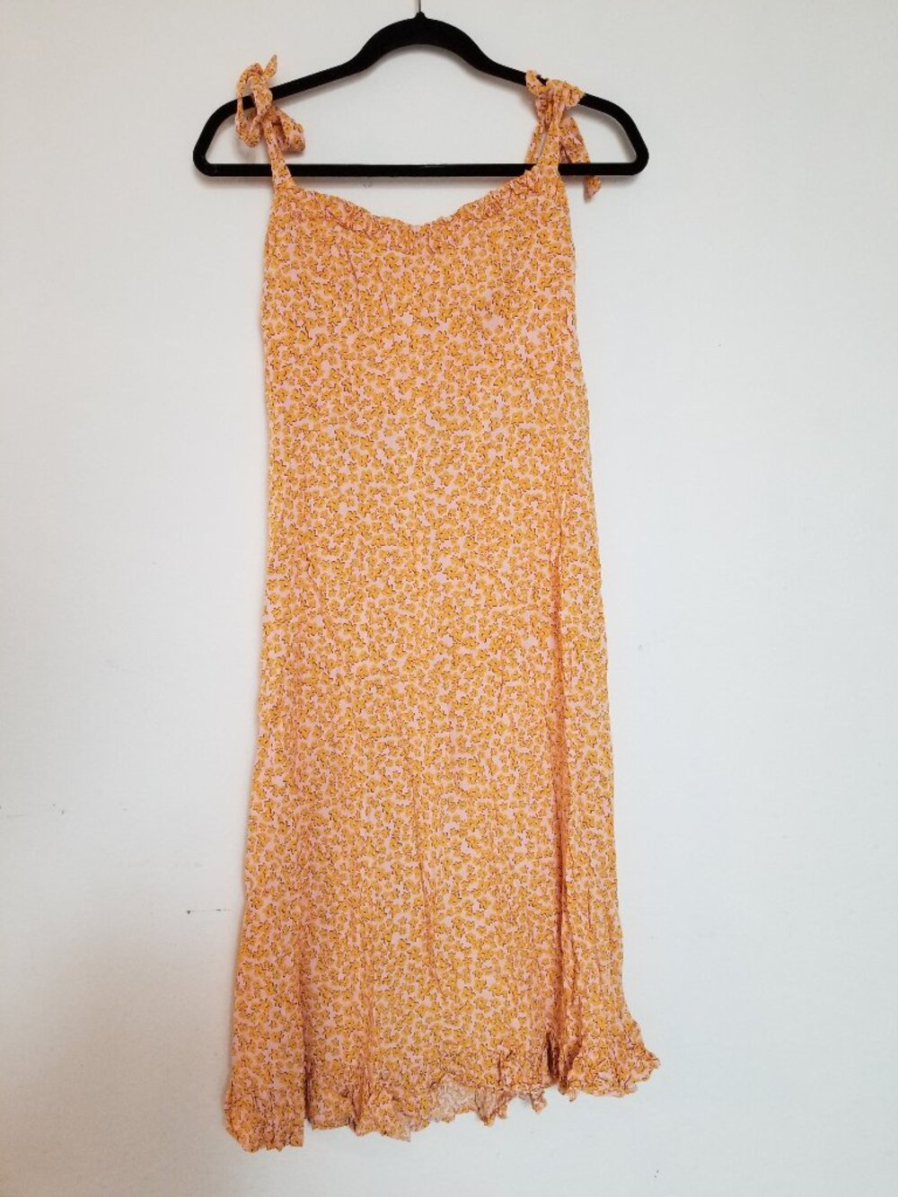 Auguste The Label - Sun Dress with Tie Straps - Women's Medium - Lovely Pattern